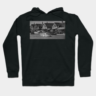 The River Bure in the village of Horning in the heart of the Norfolk Broads Hoodie